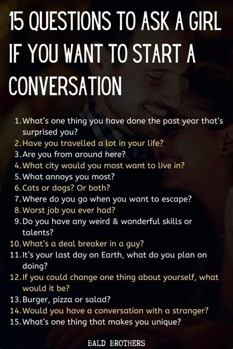 45 dating questions to ask a girl